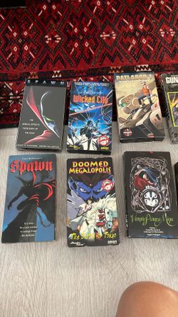 Anime and Movie VHS Tapes Lot