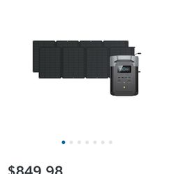 Ecoflow Delta 2 With 2 110w Solar Panels