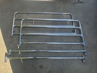 Invacare Bed Side Rails Chrome Hospital Safety