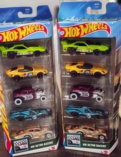 Hot Wheels HW Retro Racers 5-Pack (x2)