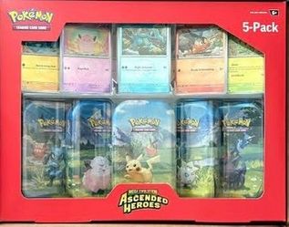 Ascended Heroes Mini Tins 5-Pack