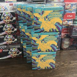 Pokemon Ascended Hero elite trainer box