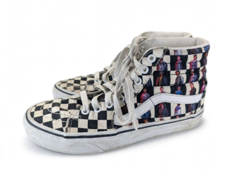 Vans x Stranger Things Sk8-Hi Checkerboard Cast Mens 6.5 Womens 8 Used