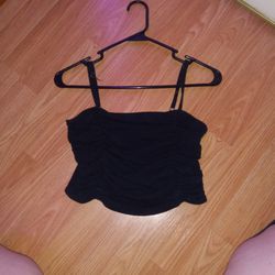 Black Hollister Crop Top