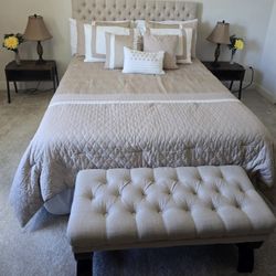 Queen-sized bed