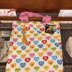 Sesame Street Soft Canvas Tote Bag