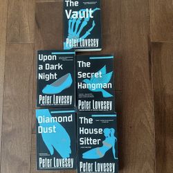 5 Peter Lovesey PBs Detective Diamond series 5-9 Like new. Upon A Dark Night