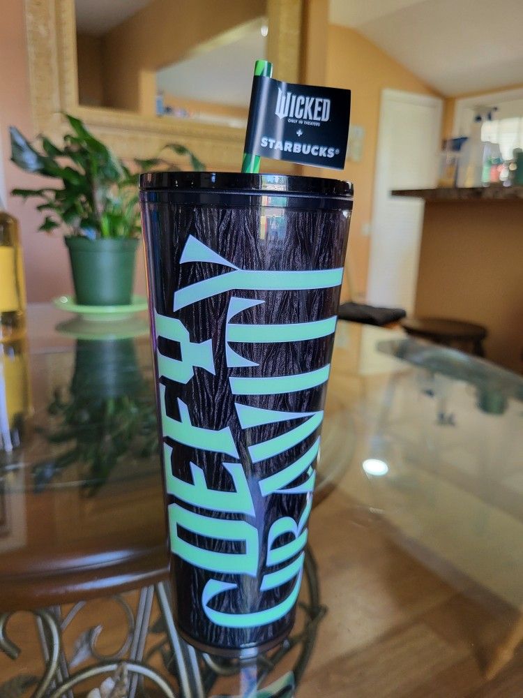 Wicked Starbucks Glow In The Dark Tumbler.