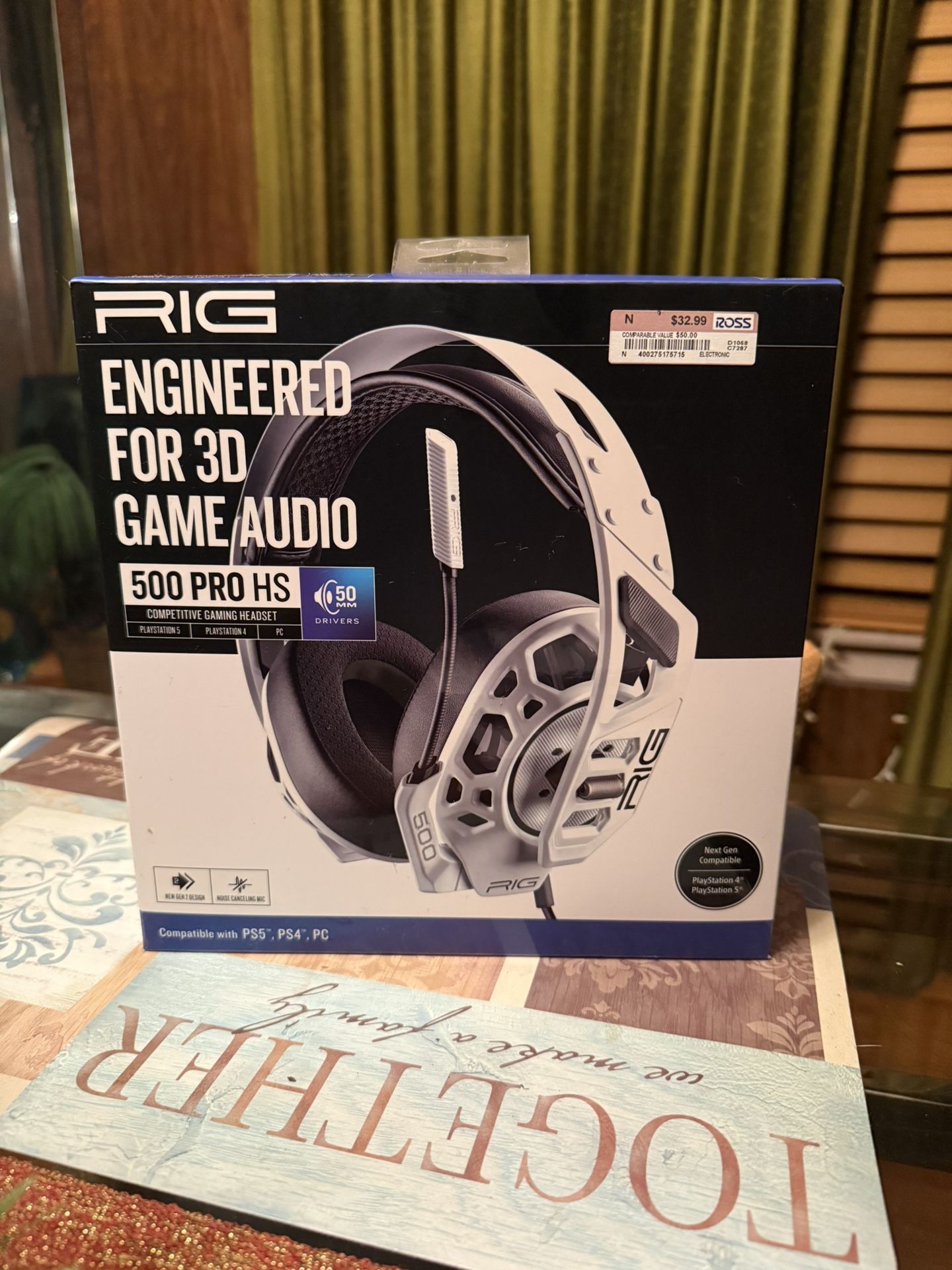 3D Plug-in Audio Gaming Headset