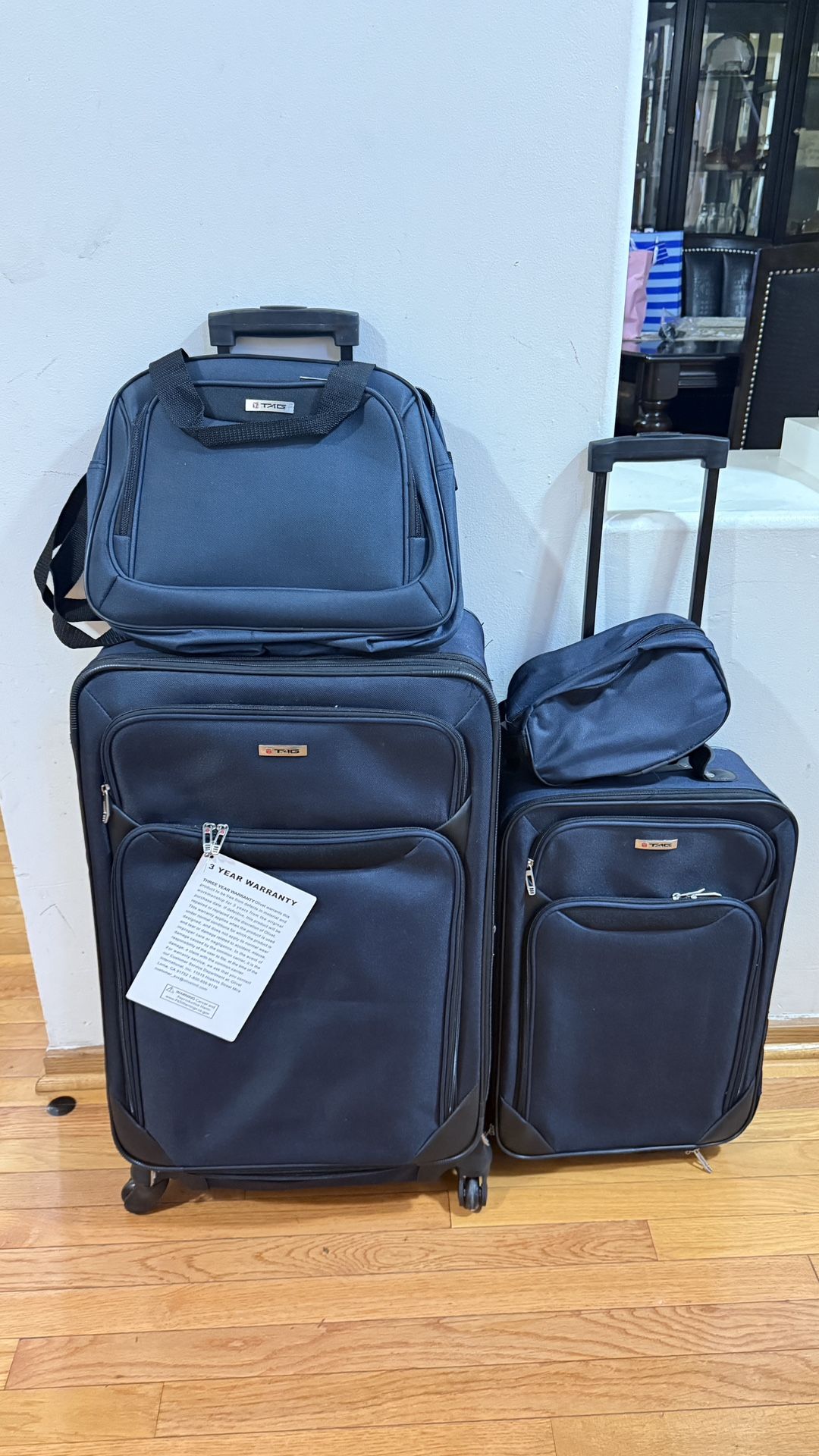 Tag 4 Piece Luggage Set Spinner Softcase