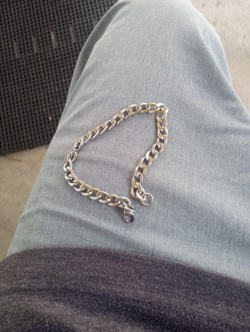 Titanium Matching Necklace An Bracelet Won't Ever Tarnish