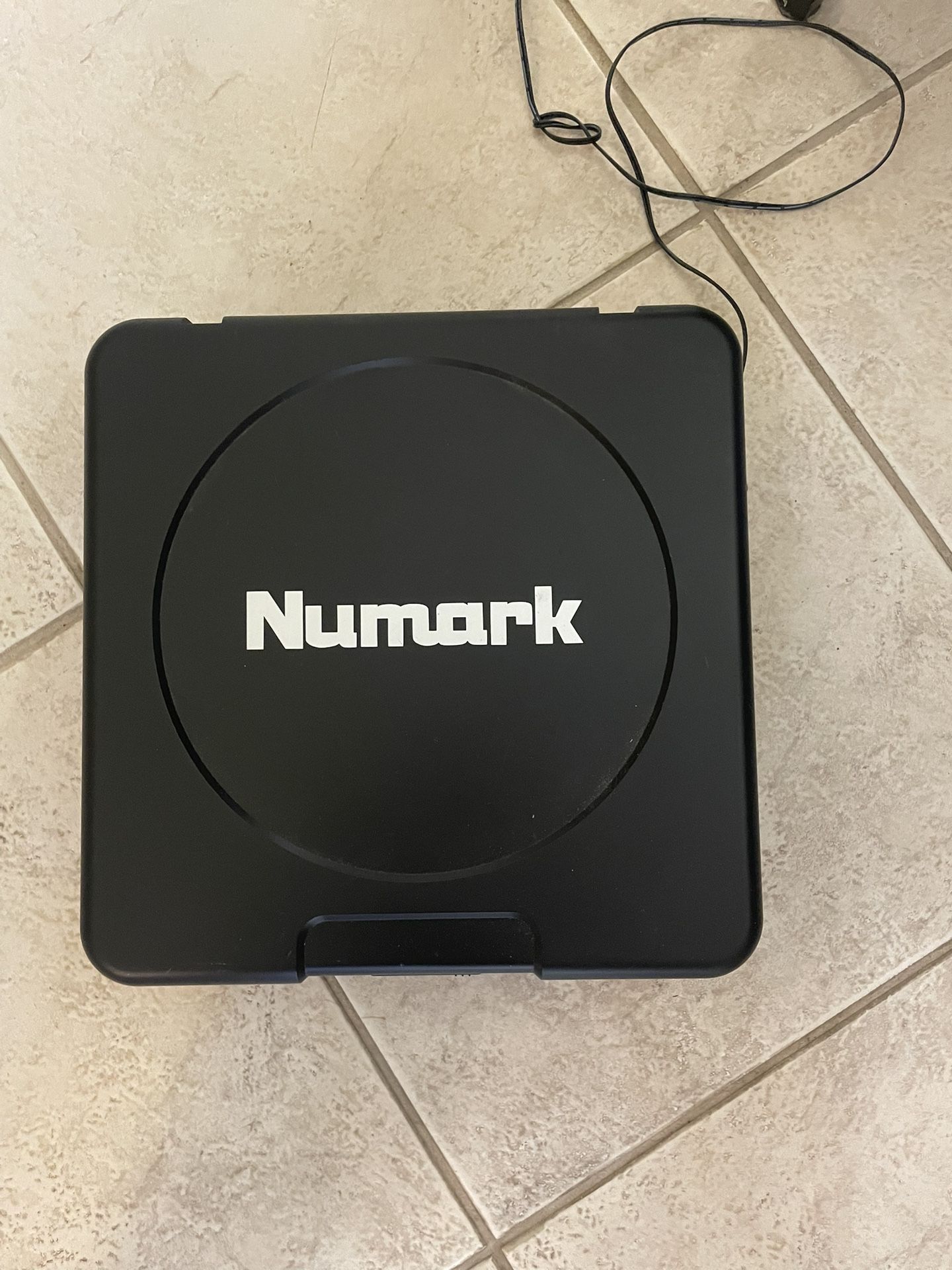 Numark PT01 Portable Vinyl Turntable Record Player