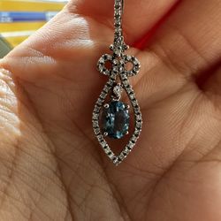 Aquamarine Necklace And Pendant 
