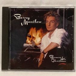Barry Manilow Because It’s Christmas CD 1990 album holiday music 