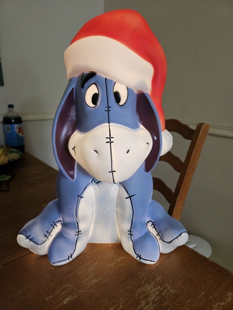 Eyeore Blowmold Christmas Blowmold