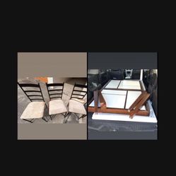 Dining Set $69 🎈🍀🎈 Dining And Kitchen Furniture, House Furniture, Good Deal, Garage, Storage Unit Furniture, Wood And Metal 