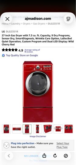 LG washer and dryer set