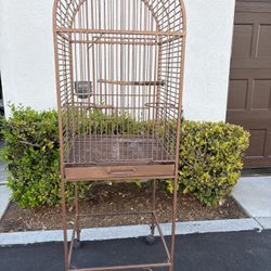 Beautiful Bronze Bird cage Large