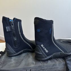 Diving, Snorkeling, Water Sports Bootie 7MM S-Flex by Bare (Unisex)