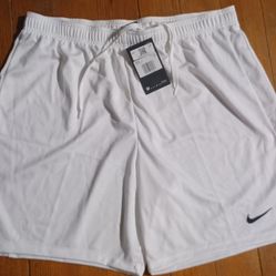 Nike Shorts New White Men's Size 2XLARGE Gym Running Workout Dri Fit