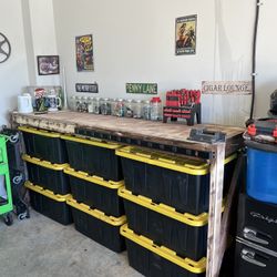 Work And Storage Bench