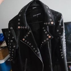Steve Madden Women's XL Leather Motorcycle Jacket