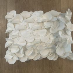 Pier 1 Cream Outdoor Pillow 12” x 16”