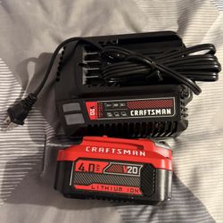 Craftsman Charger And Battery 