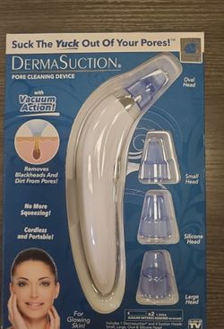DermaSuction Pore Cleaning Device w/ Vacuum Suction Action