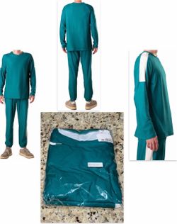 Men’s Green & White Costume Tracksuit – Medium