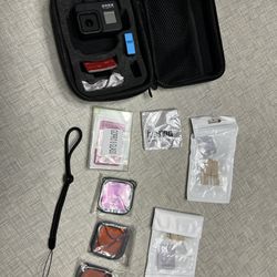 GoPro Hero  8, Extra Battery, Lens Kit, Case
