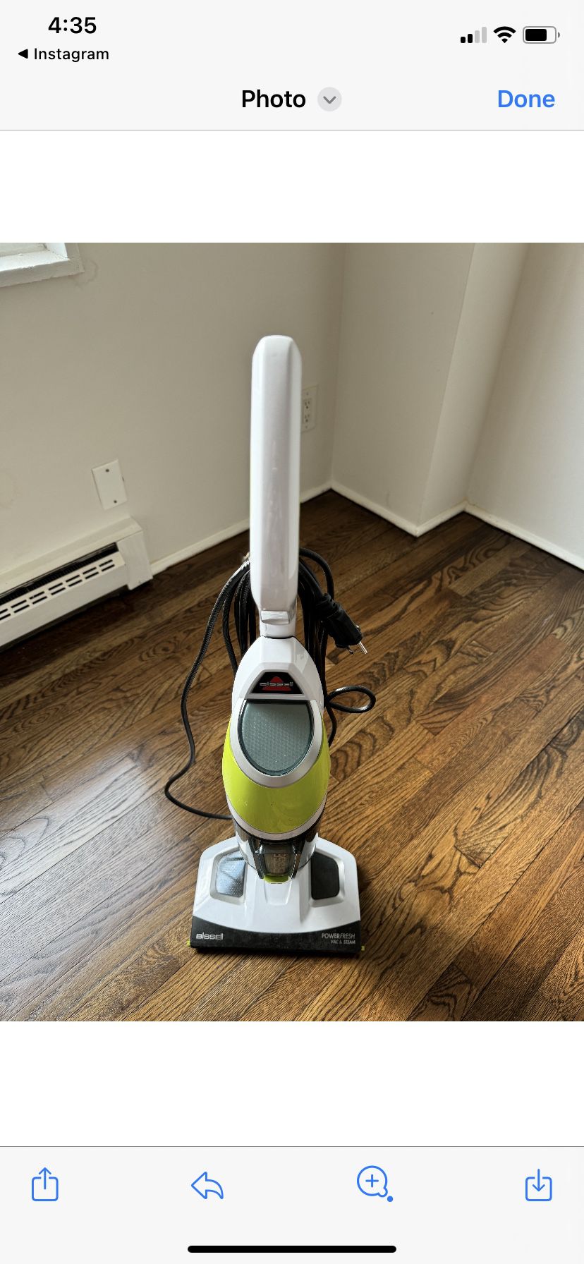 Bissell 2747A PowerFresh Vac  & Steam All-in-One  Vacuum and  Steam  Mop