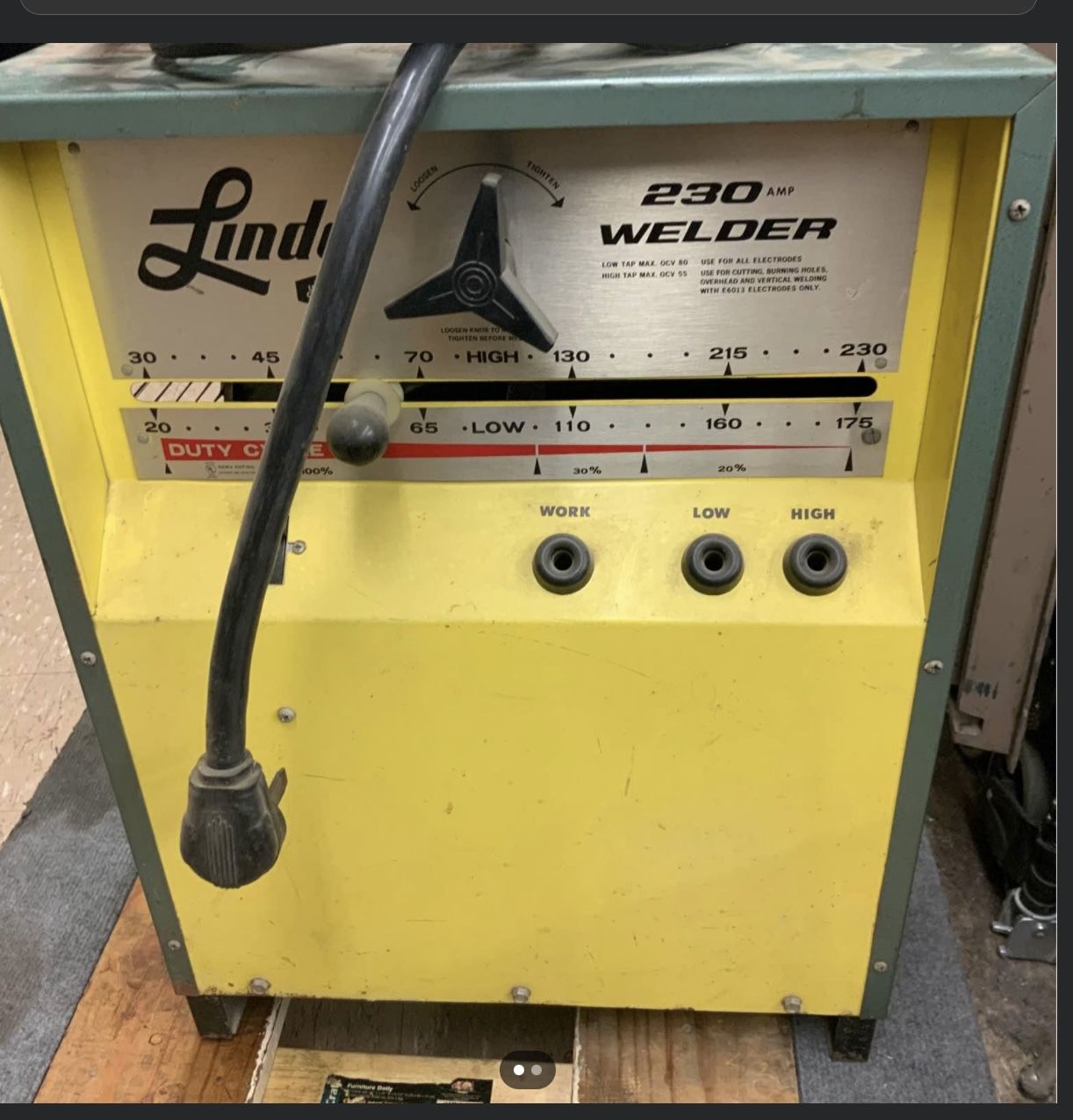 LINDE STICK 230 WELDER