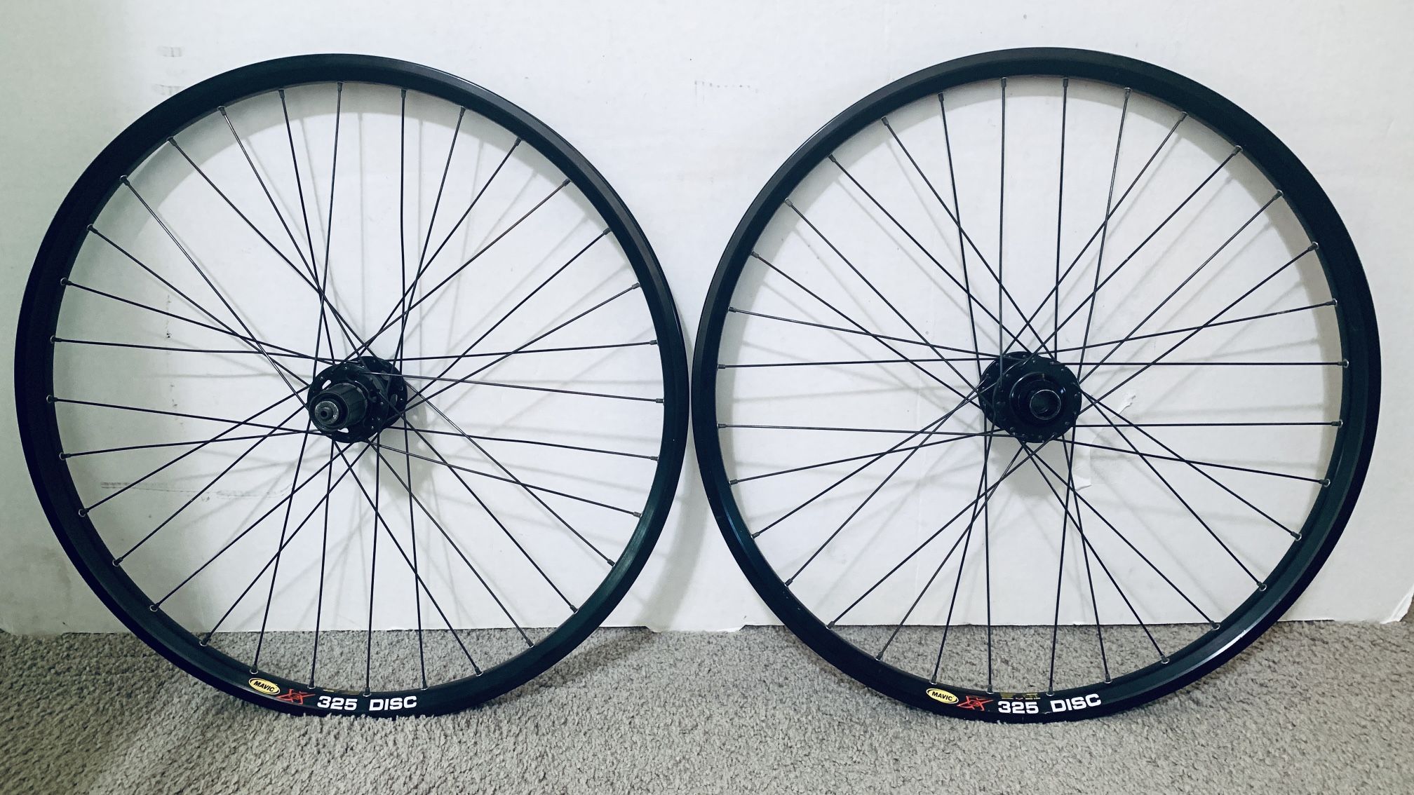Mavic EX325 Disc Wheels DH FR DJ MTB 26" 20x110mm Fr & 10x135mm QR Rr 10sp 11?sp