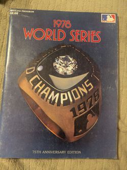 1978 WORLD SERIES 75TH ANNIVERSARY EDITION