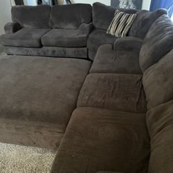 Brown Sectional 
