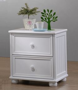 Beatrice White Nightstand
