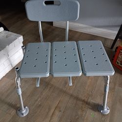 Adjustable shower chair