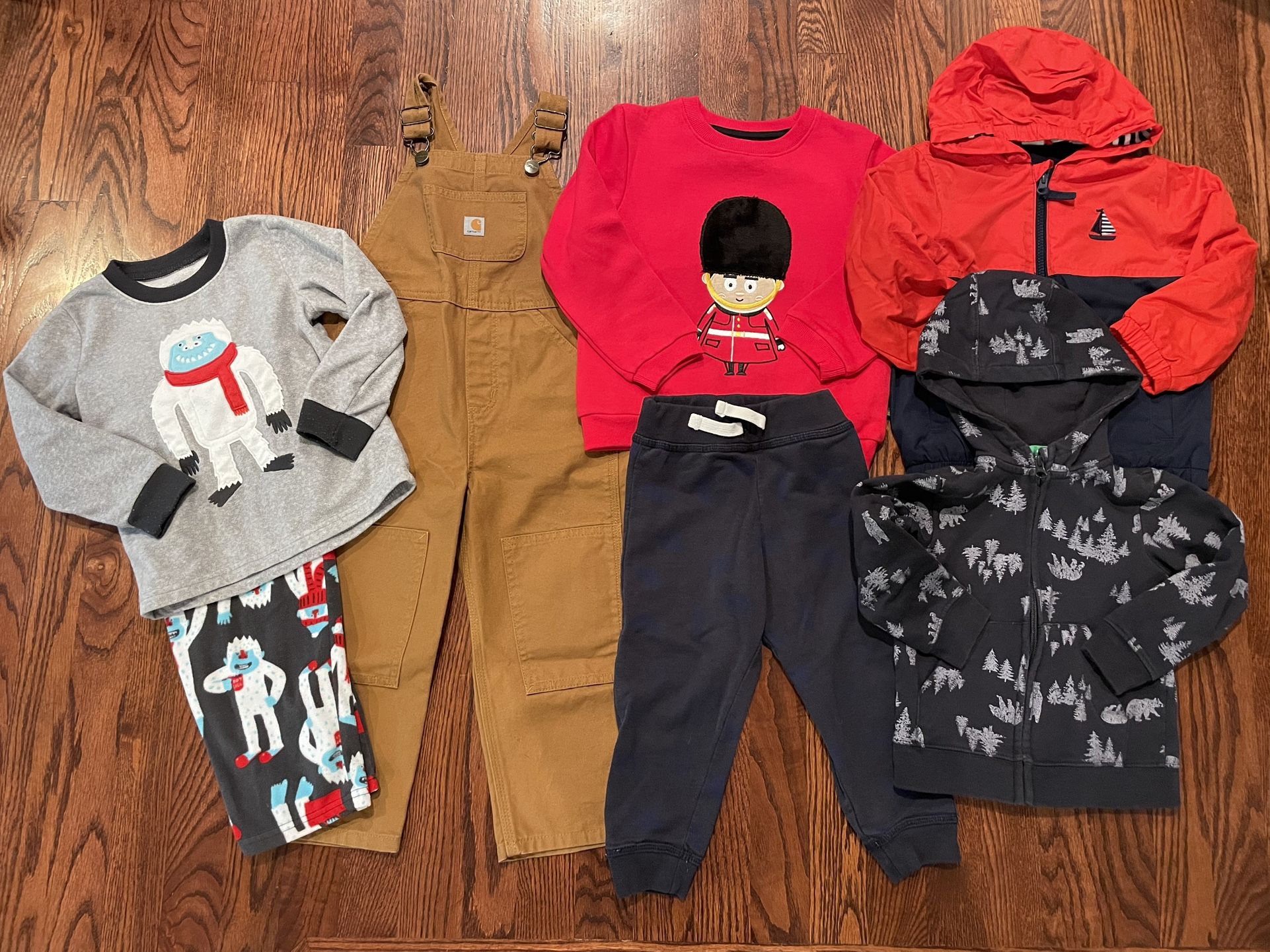 Boys Size 3T Fall & Winter Clothing Lot