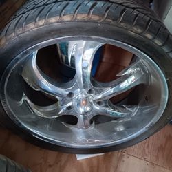 Rims  295/35R24 Like New