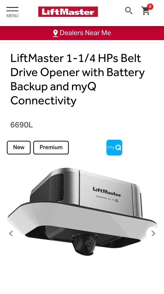 Lift master Chamberlain Garage Door Motor