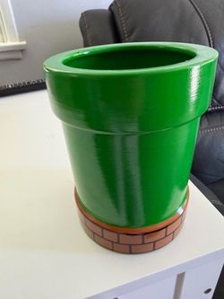 Mario bros plant pot