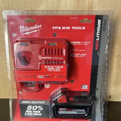 Milwaukee 48-59-1880 M18 Redlithium XC8.0 Battery & Charger Kit