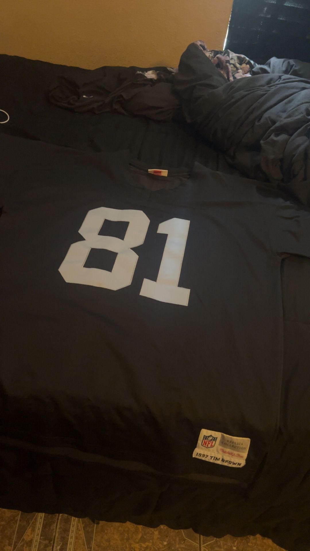 Men's Tim Brown Black Jersey