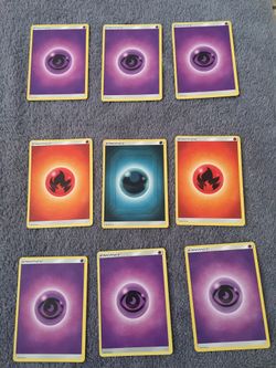 9 Pokemon Energy Cards for $12