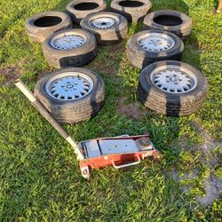 8 BMW Tires & RIMS Plus A Spare 