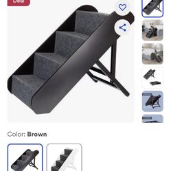 Pet Adjustable Steps For Bed Or Couch 