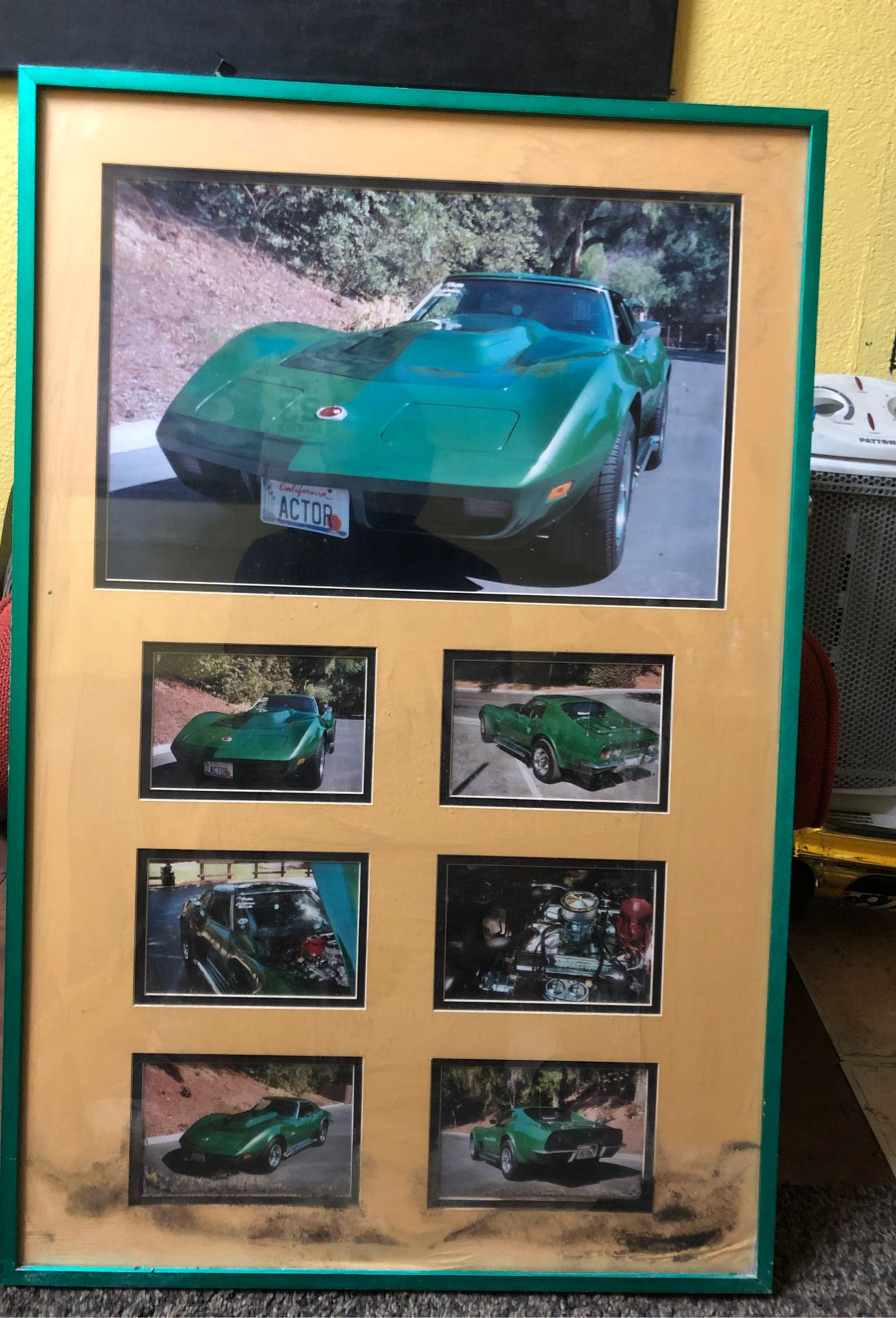 Corvette picture frame