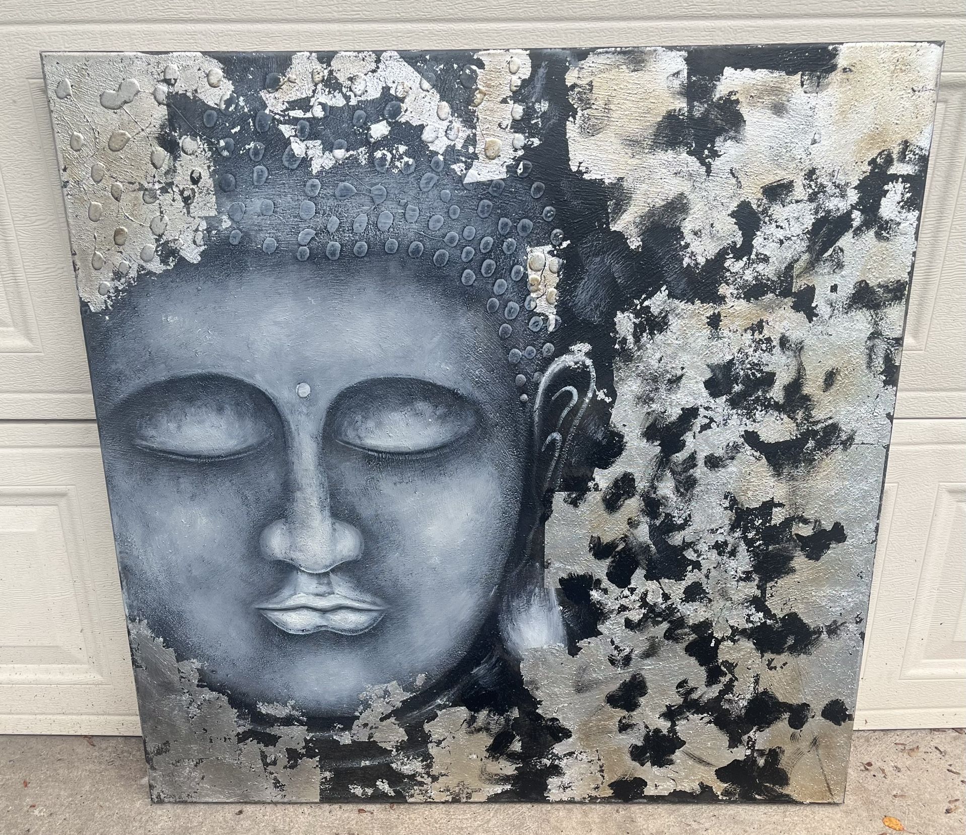Buddha Abstract Canvas Wall Art