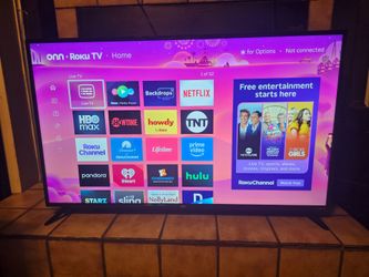 50" Onn roku tv new/used with box